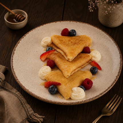 Crepes with Fresh berries