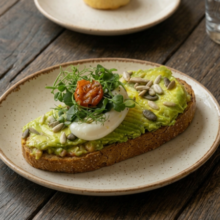 Avocado Toast with Poached egg