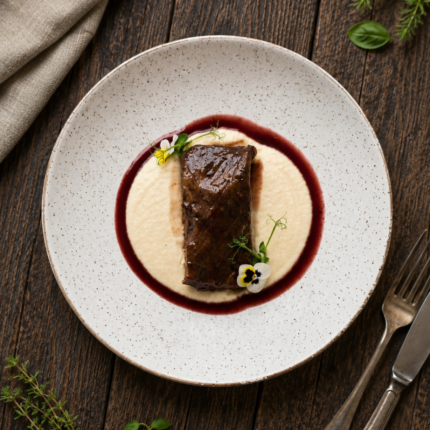 Braised Beef Cheek duo