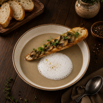 Mushroom Cappuccino Soup