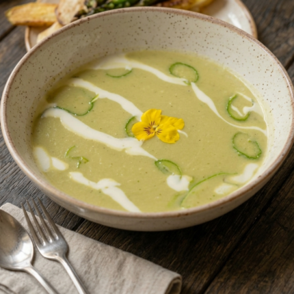 potato and leeks soup