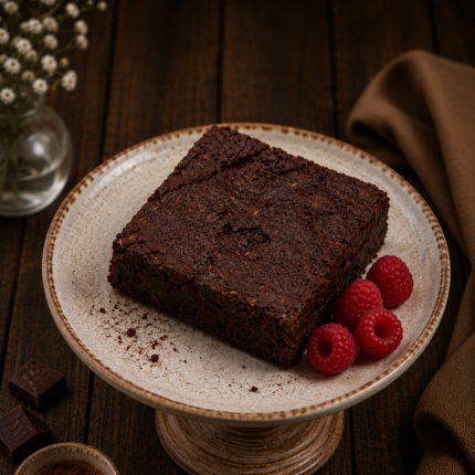 Raspberry Brownie